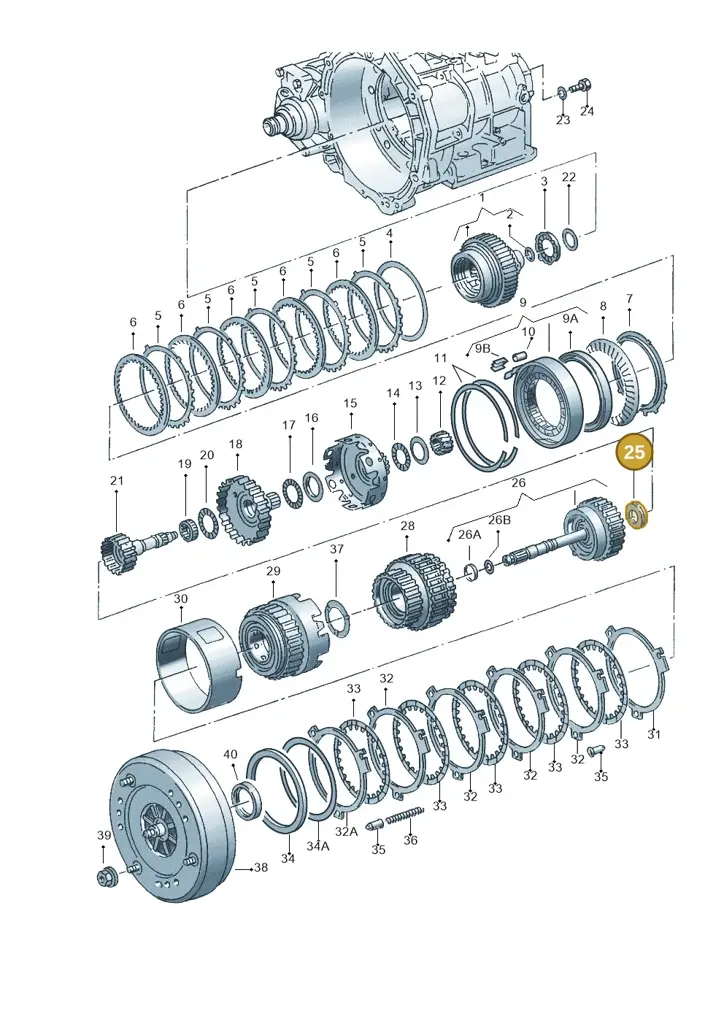 095323919B — Volkswagen New Beetle 06> (2005-) diagram 220323500, position 25
