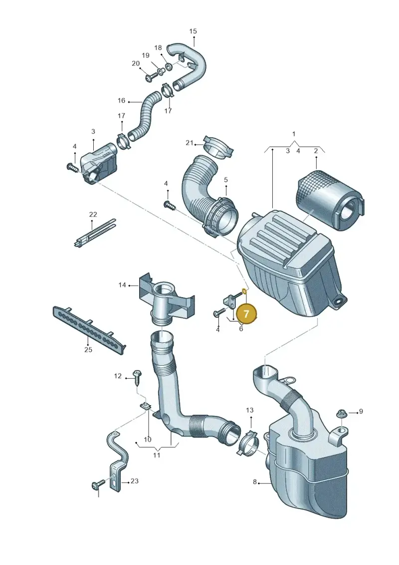 095323969 — Volkswagen Passat estate (2008-2011) diagram 656129700, position 7
