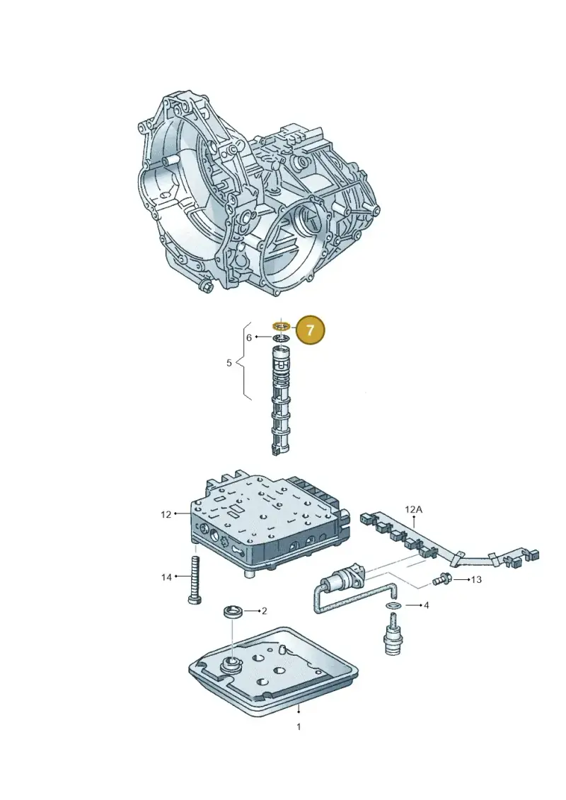 095323971 — Volkswagen PASSAT/4MOTION/W8 (2002-2005) diagram 156325500, position 7