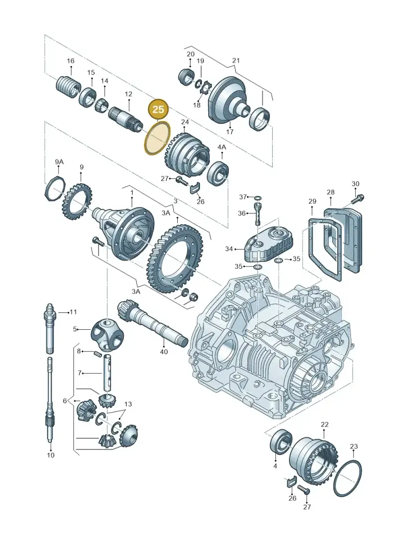 095409259 — Volkswagen New Beetle             06> (2005-) diagram 201409500, position 25