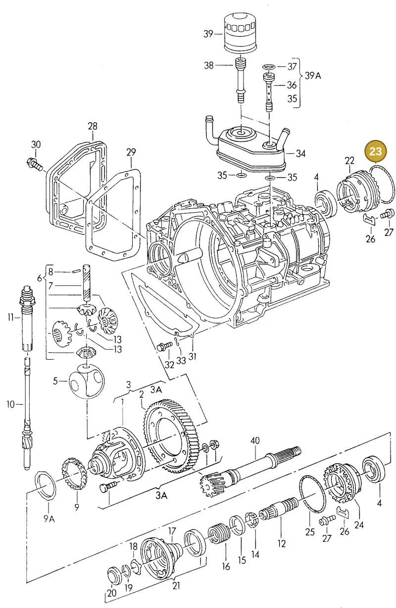 095409528 — Volkswagen Corrado (1989-1995) diagram 076100000, position 23