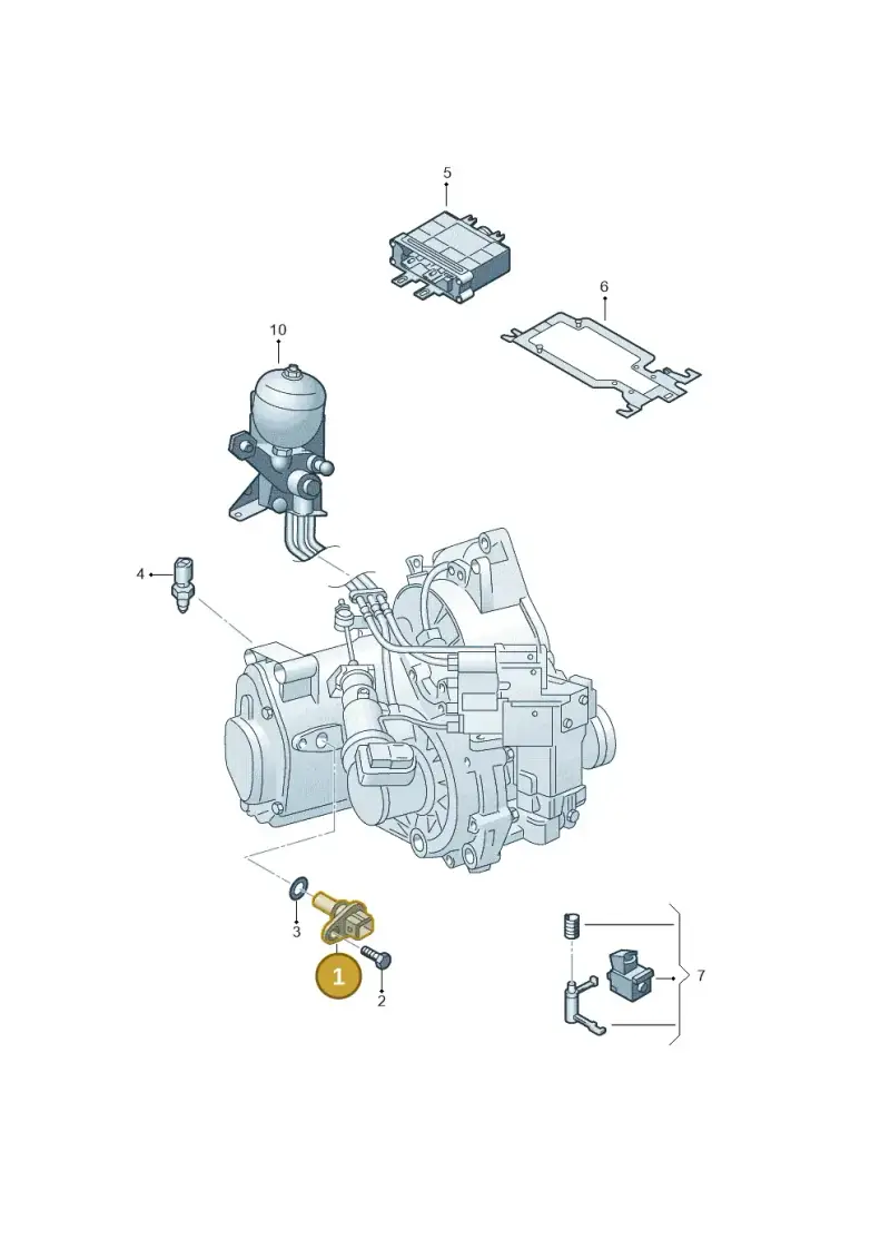 095927321C — Volkswagen LUPO/3L TDI (2003-2005) diagram 231927510, position 1