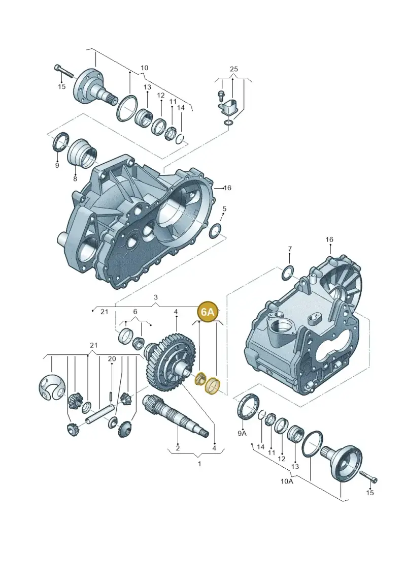 096323981 — Volkswagen Polo (2011-2014) diagram 441409220, position 6A