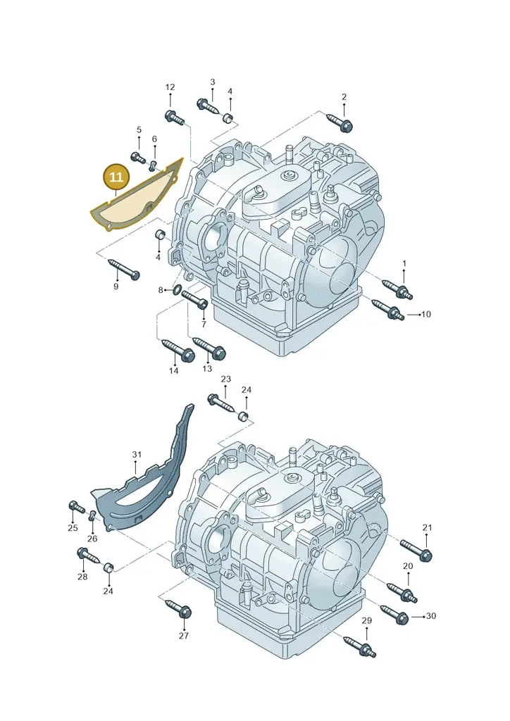 099409157A — Volkswagen SHARAN/4MOTION (2005-) diagram 162300800, position 11