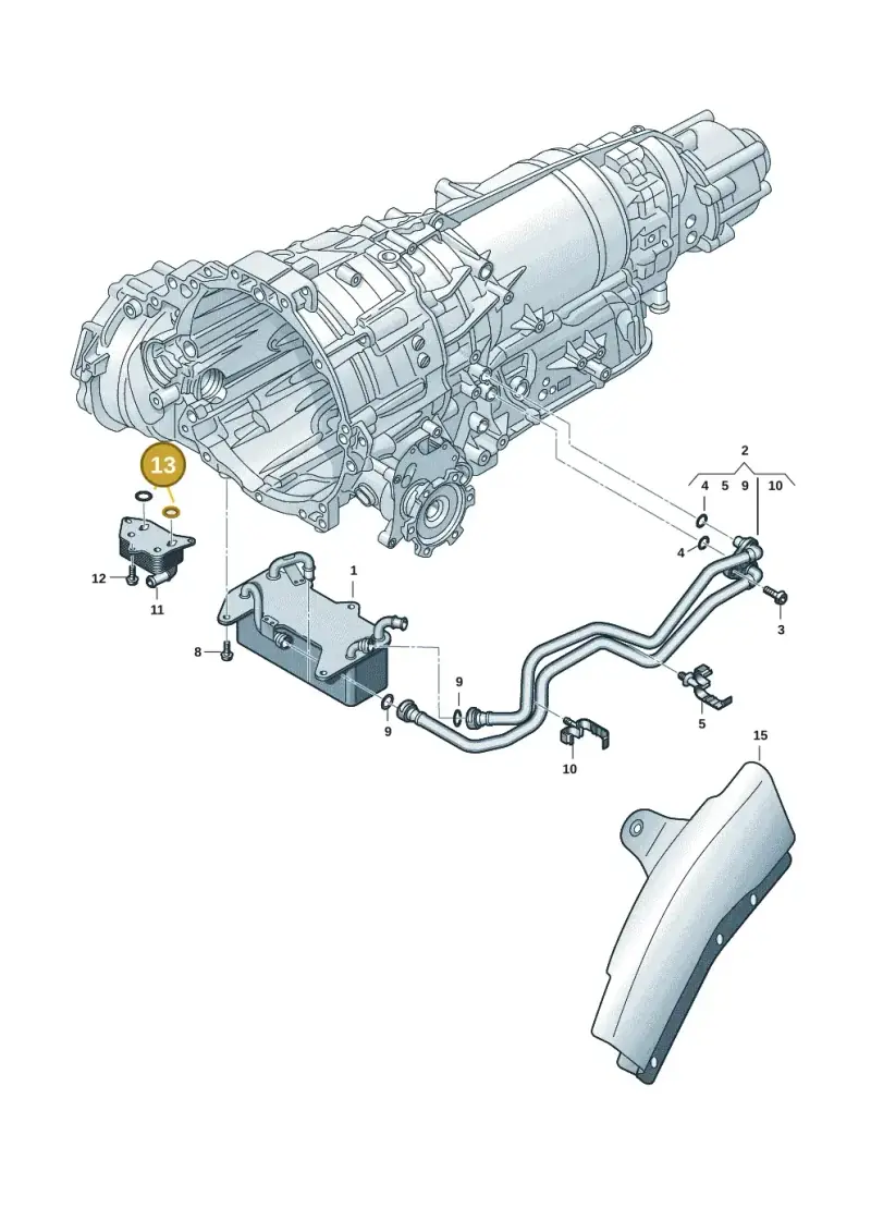 09E409069 — Volkswagen Touareg (2017-2023) diagram 439317005, position 13