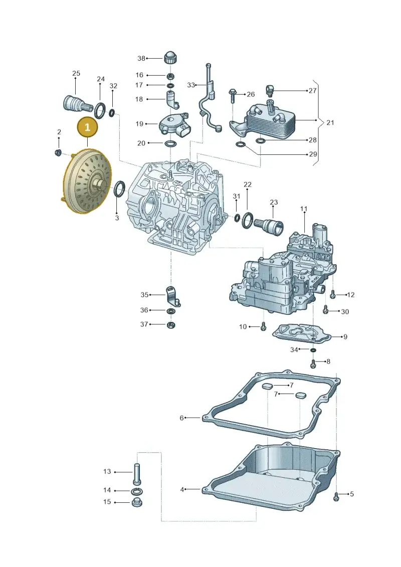 09G323571AE — Volkswagen Nivus (2020-) diagram 602321200, position 1