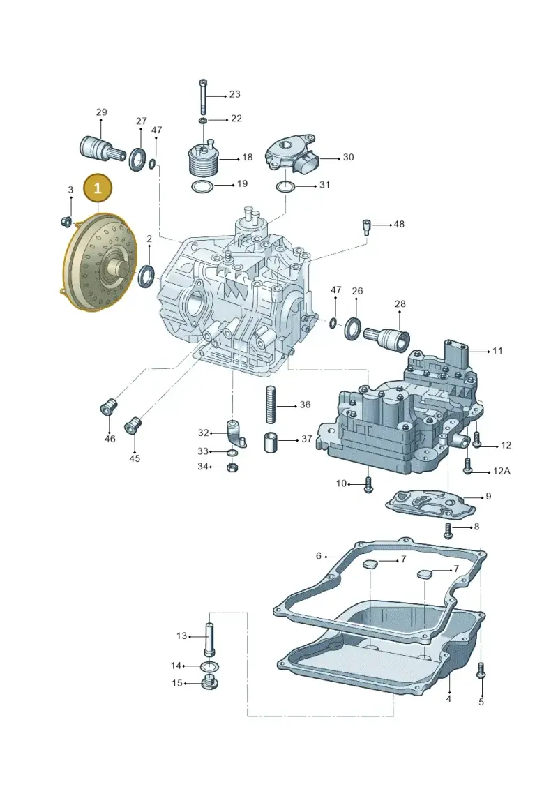 09G323571C — Volkswagen Lavida (2013-2015) diagram 744321650, position 1