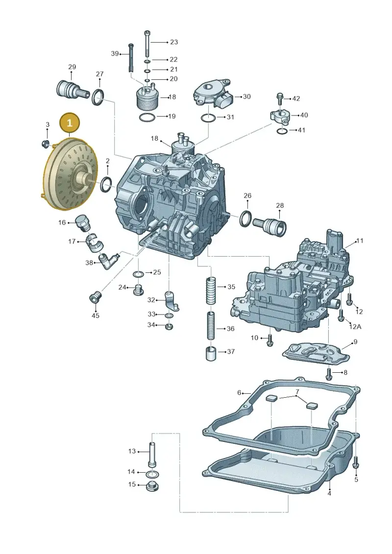 09G323571M — Volkswagen Jetta 2.0 (2015-2015) diagram 278321650, position 1
