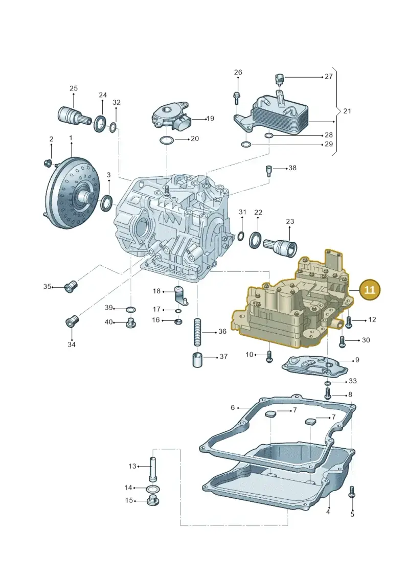 09G325039D — Volkswagen New Lavida (2015-2022) diagram 714321650, position 11