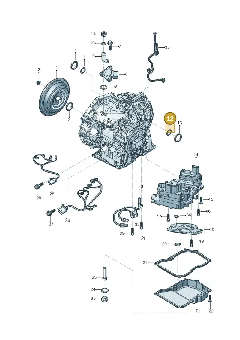 09G409528 — Volkswagen Beetle (2016-2019) diagram 496300251, position 12