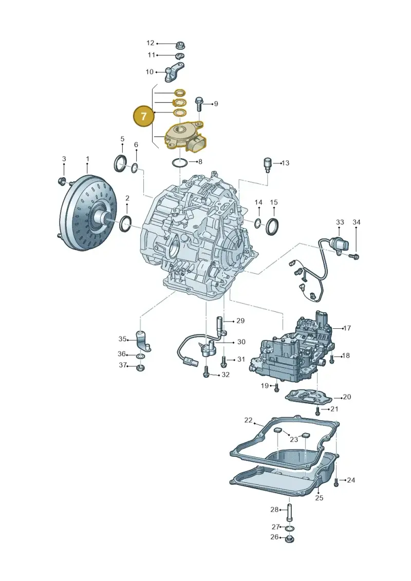09G919823 — Volkswagen Arteon (2017-2023) diagram 806300820, position 7