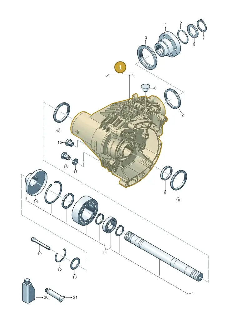 09N409053G — Volkswagen Transport. multivan (2019-2024) diagram 861409000, position 1
