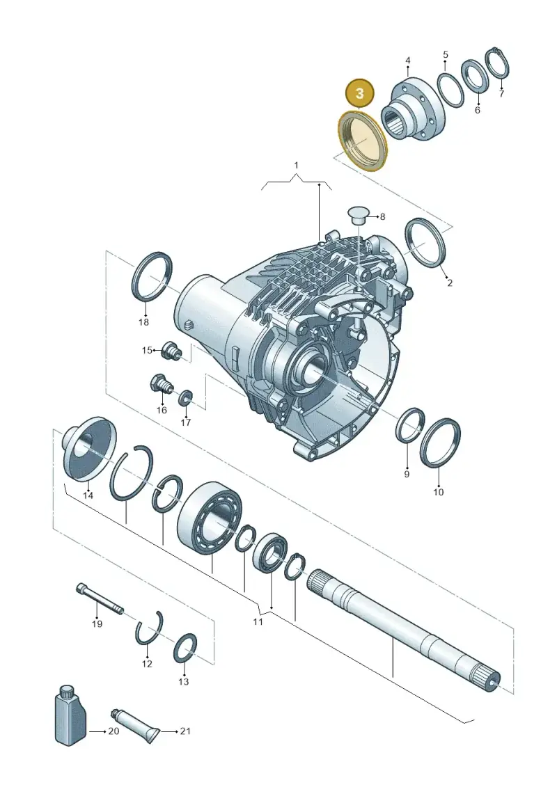09N409319A — Volkswagen Transport. multivan (2019-2024) diagram 861409000, position 3