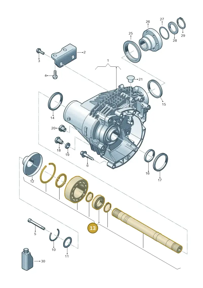 09N498292 — Volkswagen Transp. caravelle (2011-2015) diagram 679409300, position 13
