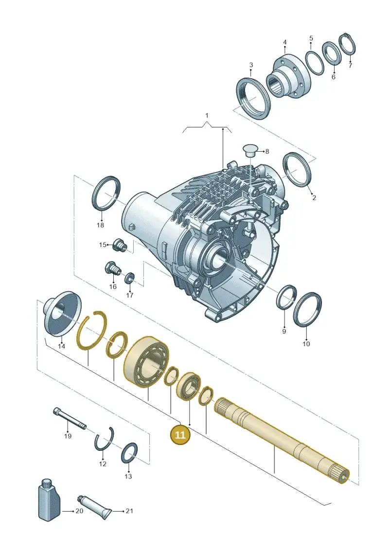 09N498292 — Volkswagen Transport. multivan (2019-2024) diagram 861409000, position 11