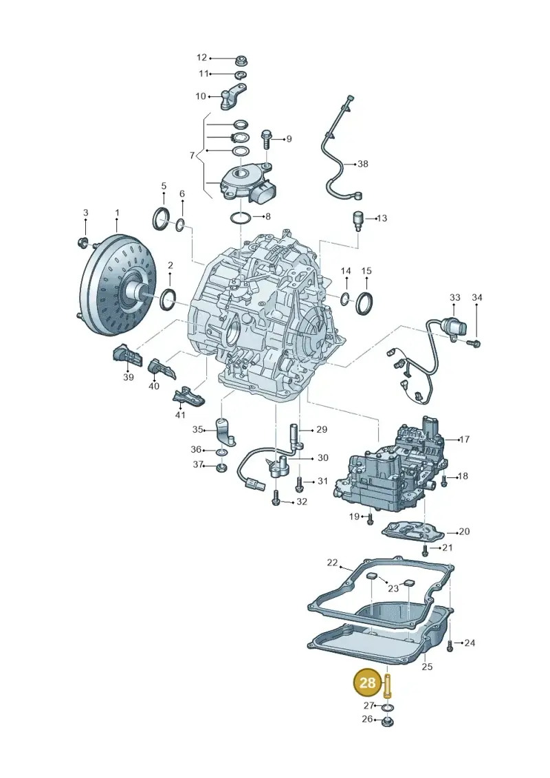 09P321363 — Volkswagen Atlas Cross Sport (2023-) diagram 829321510, position 28
