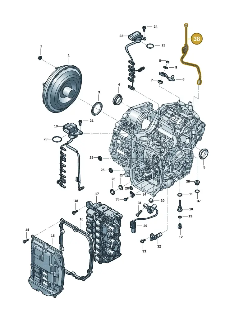 09S301469A — Volkswagen Taos 1.4 (2020-2024) diagram 431300272, position 38