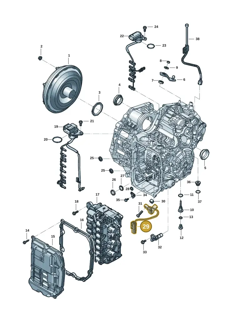 09S927321C — Volkswagen Taos 1.4 (2020-2024) diagram 431300272, position 29