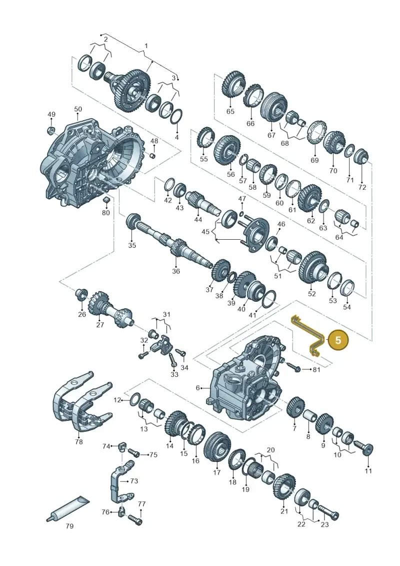 0A4301134A — Volkswagen Arteon (2017-2023) diagram 828303520, position 5