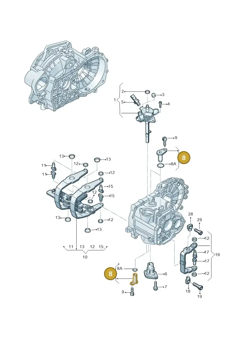 0A4301427B — Volkswagen Caddy kombi (2015-2020) diagram 628311800, position 8