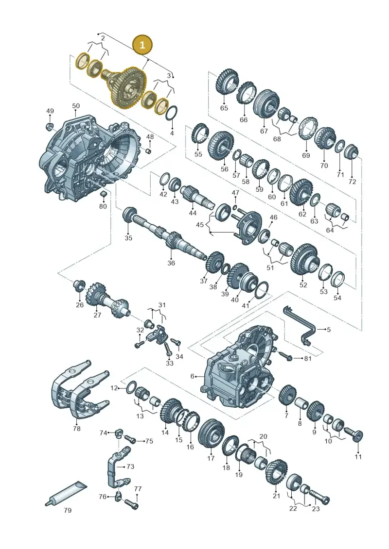 0A4409021AP — Volkswagen Arteon (2017-2023) diagram 828303520, position 1