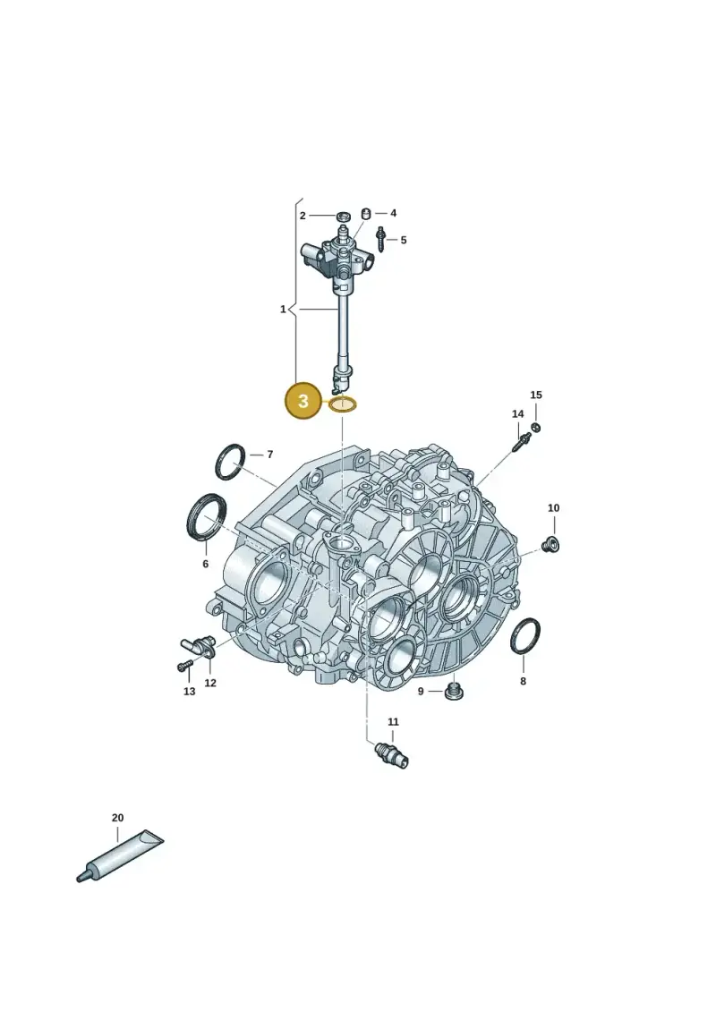 0A5301179A — Volkswagen Transport. multivan (2019-2024) diagram 7ep300805, position 3