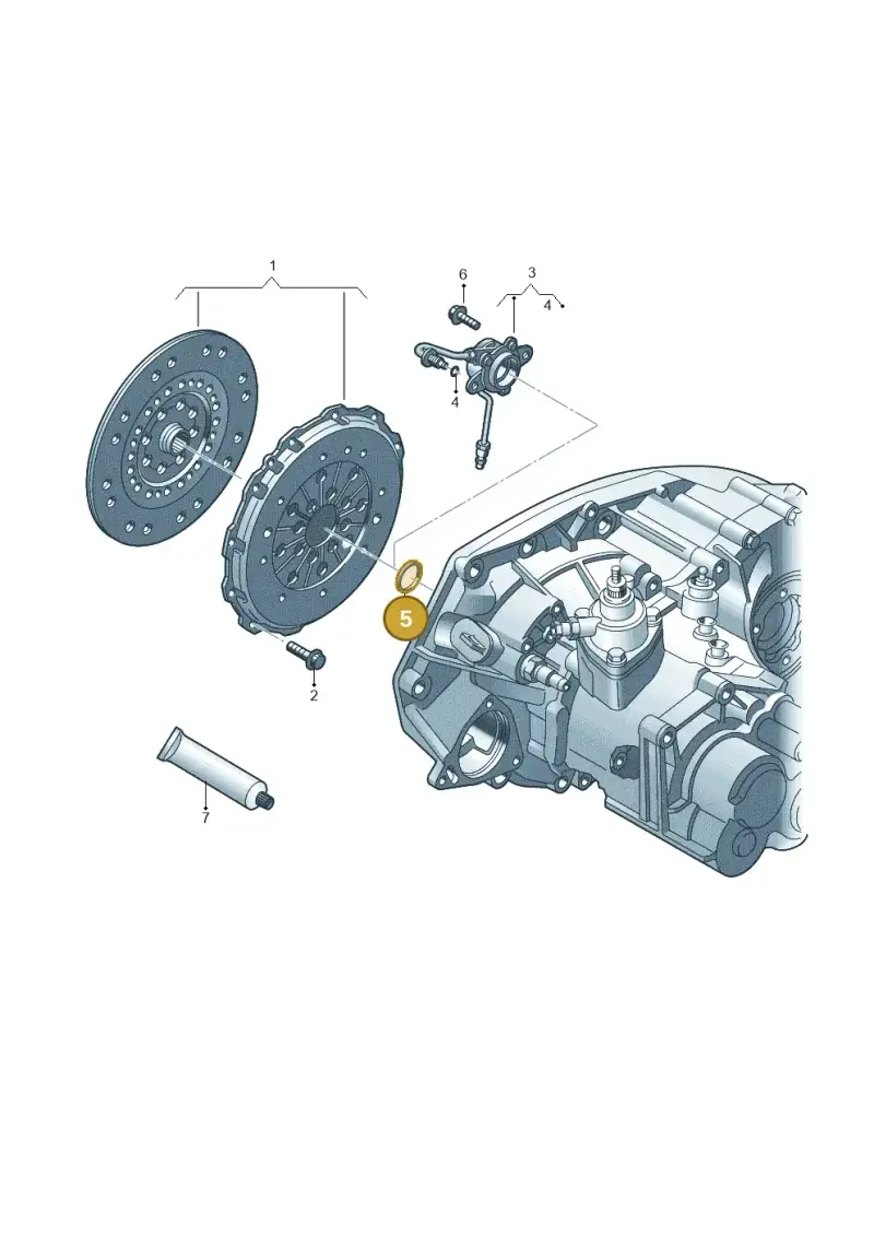 0A5311113A — Volkswagen Tiguan 2.0 4Motion (2017-2024) diagram 409141700, position 5