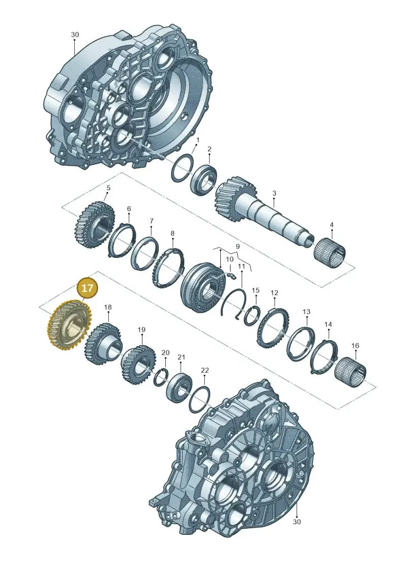 0A5311131D — Volkswagen Transp. caravelle (2008-2009) diagram 410311270, position 17
