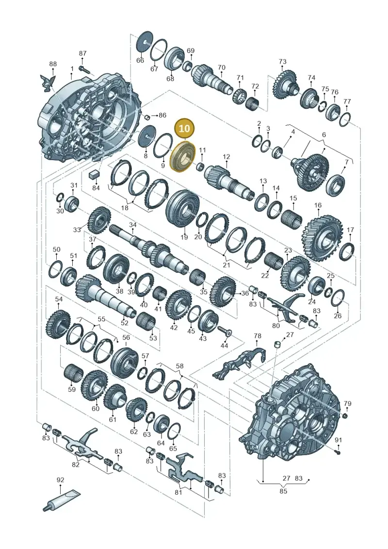 0A5311220D — Volkswagen MAN TGE 55 (2016-2021) diagram 806800300, position 10