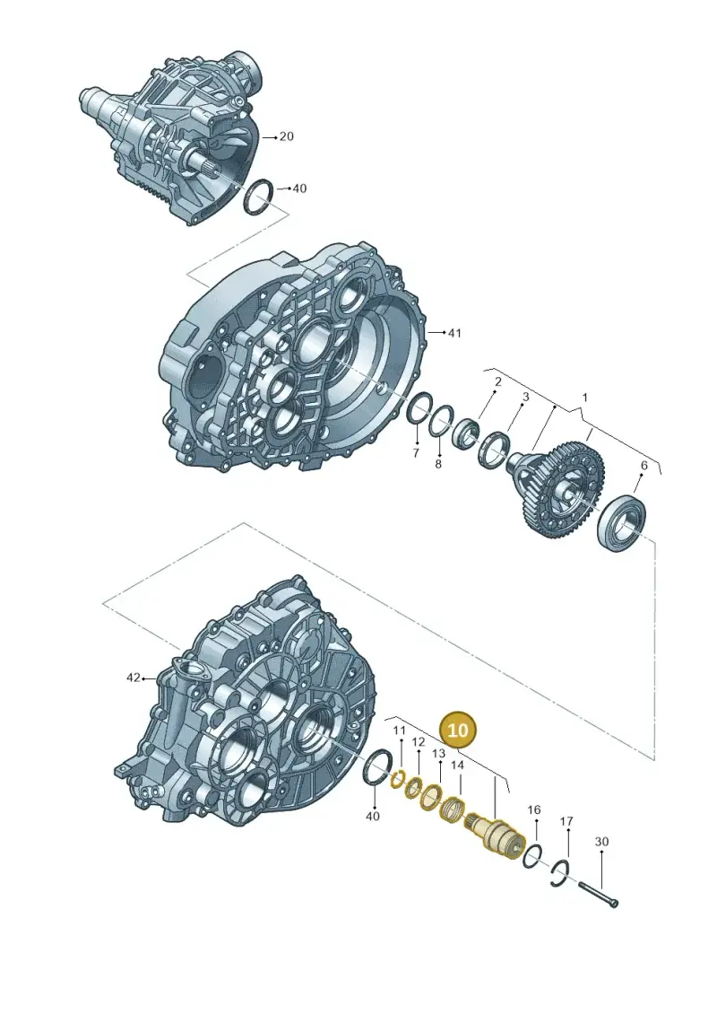 0A5409343 — Volkswagen Transp. caravelle (2011-2015) diagram 731409170, position 10