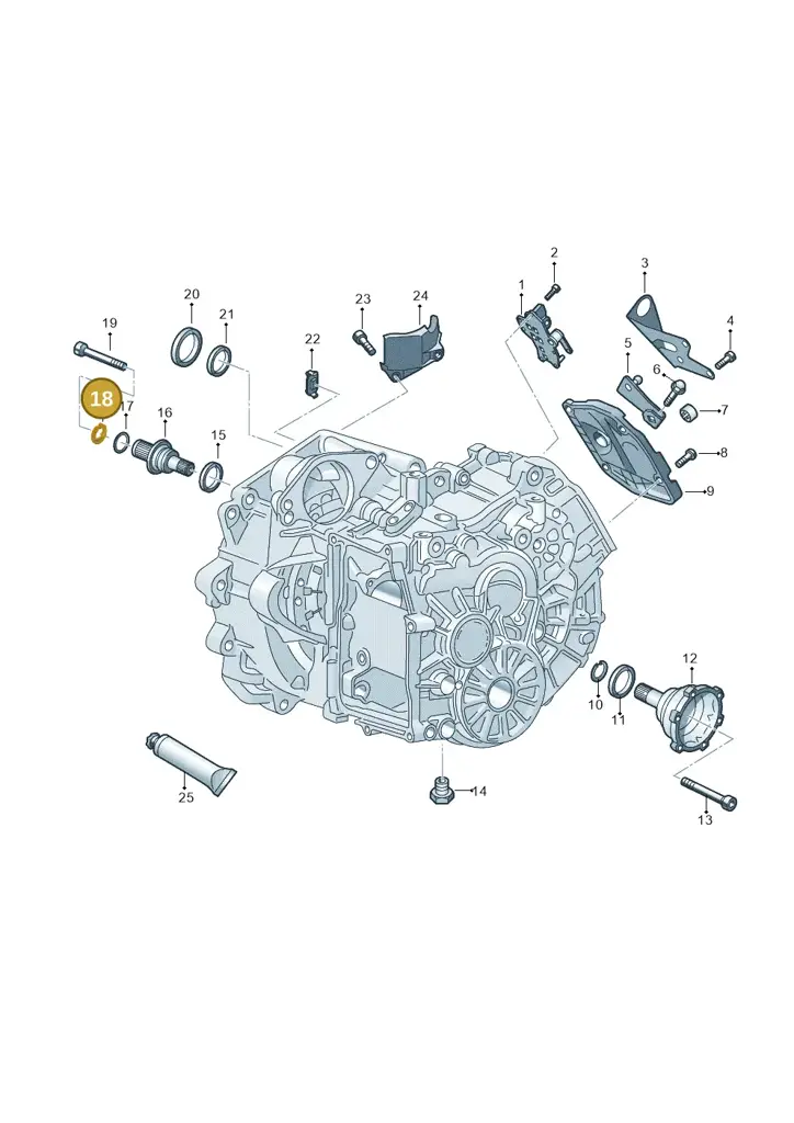 0A5409413D — Volkswagen Passat estate (2023-) diagram 827345110, position 18