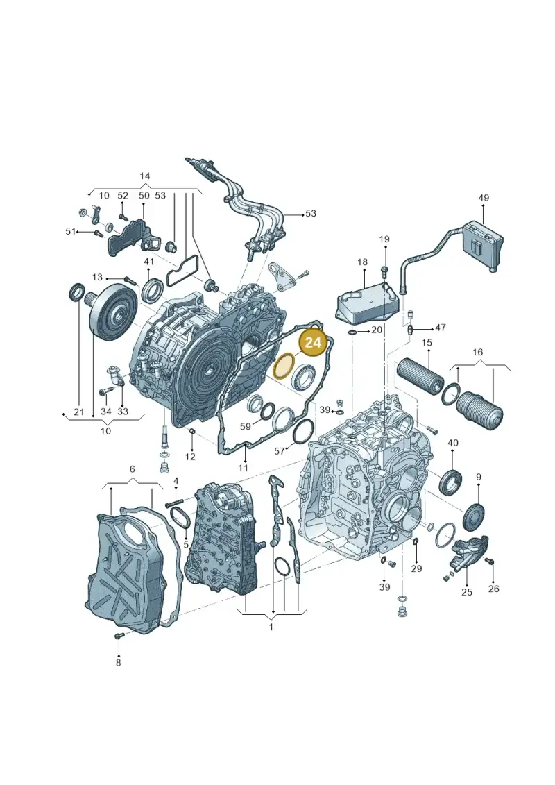 0A5498114A — Volkswagen Passat (2018-2022) diagram 808321750, position 24