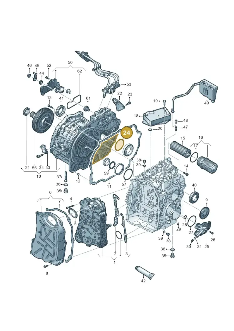 0A5498114A — Volkswagen Golf 1.4 BlueMotion (2012-2017) diagram 890321750, position 24