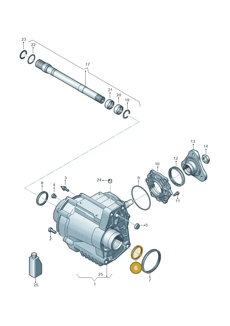 0A6409189F — Volkswagen Sharan BlueMotion (2015-2022) diagram 828409200, position 6