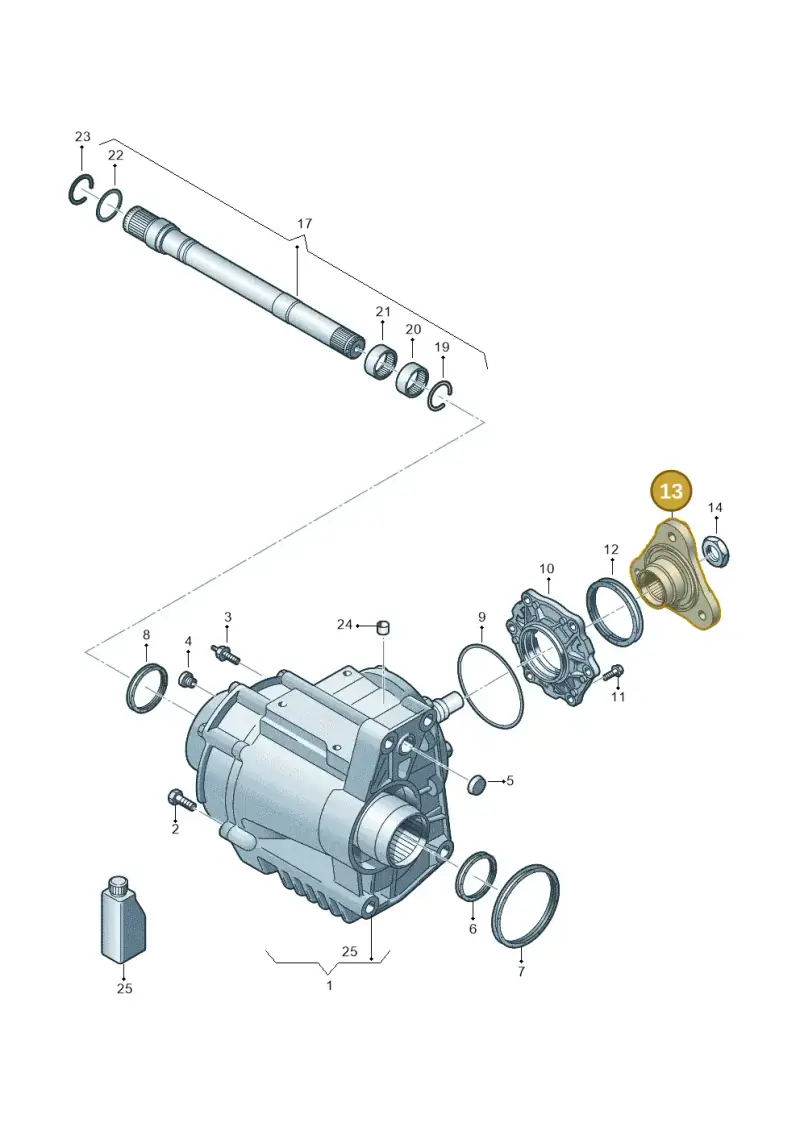 0A6409273B — Volkswagen Sharan BlueMotion (2015-2022) diagram 828409200, position 13