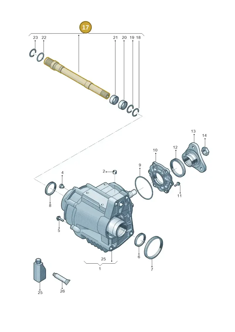 0A6409351N — Volkswagen Teramont X (2019-2021) diagram 519409500, position 17