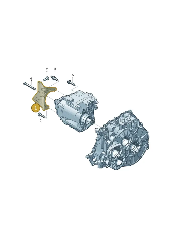 0A6409905C — Volkswagen Tiguan 4Motion (2011-2018) diagram 634409450, position 1