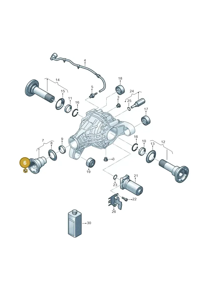 0AA105427 — Volkswagen Touareg                08> (2007-) diagram 274525200, position 6