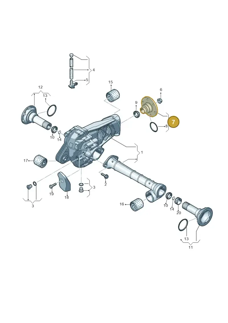 0AA409127 — Volkswagen Touareg                08> (2007-) diagram 274409030, position 7