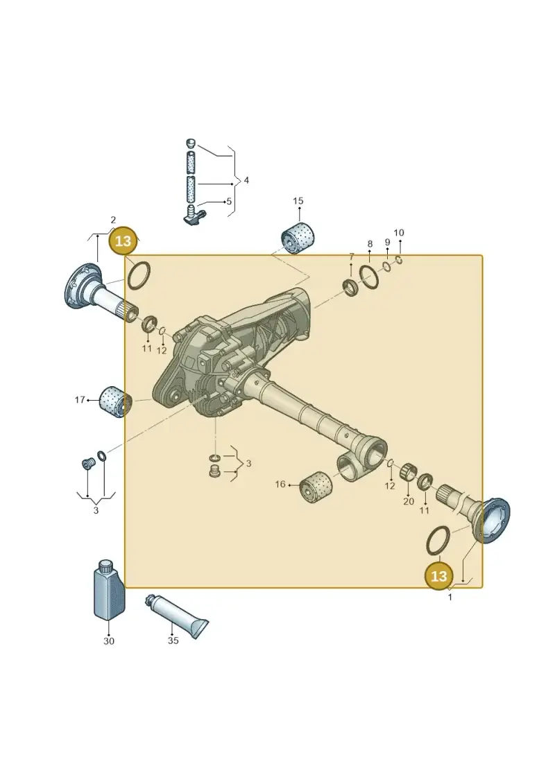 0AA409375C — Volkswagen Amarok twin cab (2022-) diagram 894409030, position 13