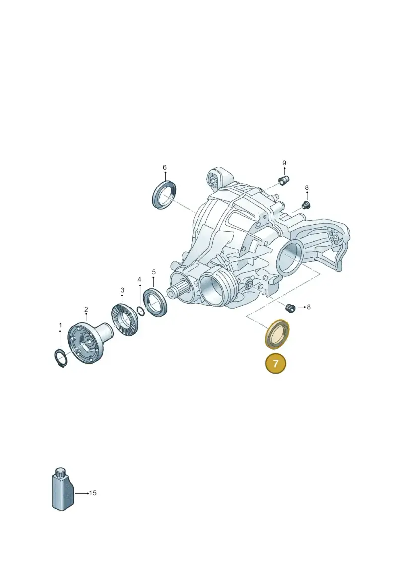 0AB525596A — Volkswagen Touareg (2017-2023) diagram 439525110, position 7