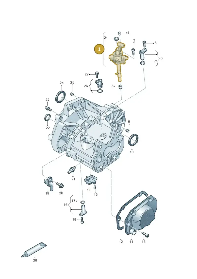 0AF301230P — Volkswagen Nivus (2020-) diagram 892305020, position 1