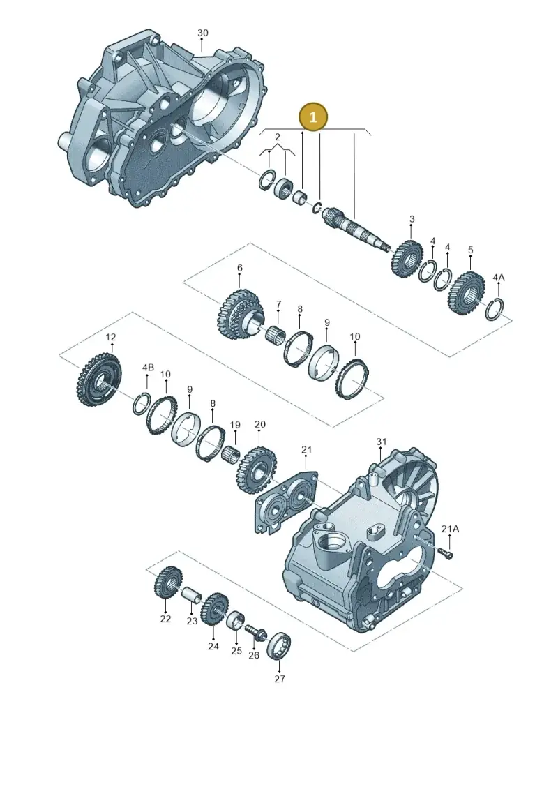 0AJ311198 — Volkswagen Beetle (2016-2019) diagram 746311220, position 1
