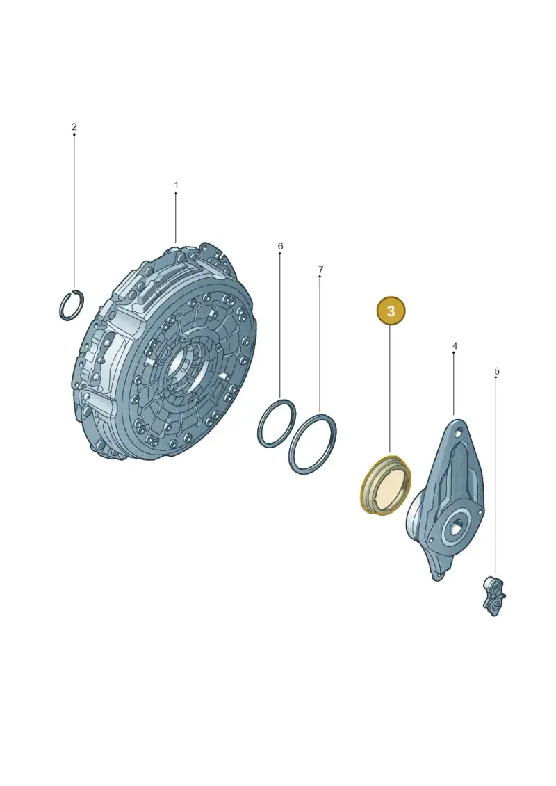 0AM141198G — Volkswagen 6Z3 platform diagram 760141950, position 3