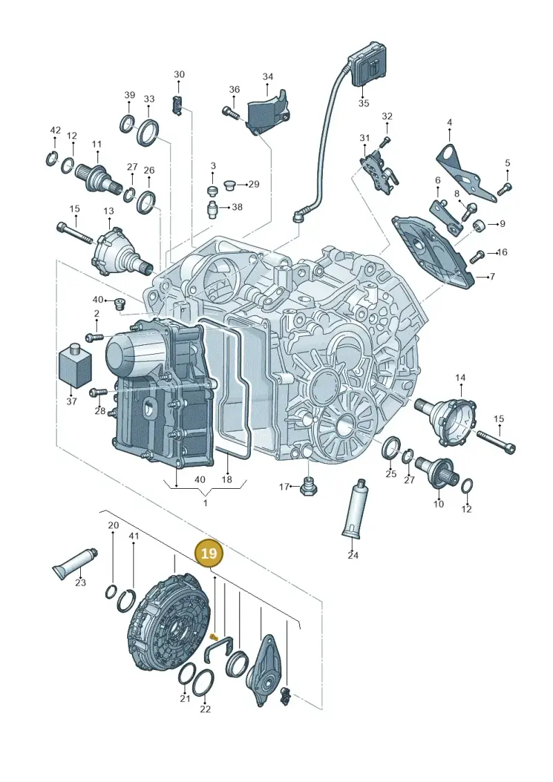 0AM198142AB — Audi Q2 (2016-2025) diagram 592321500, position 19