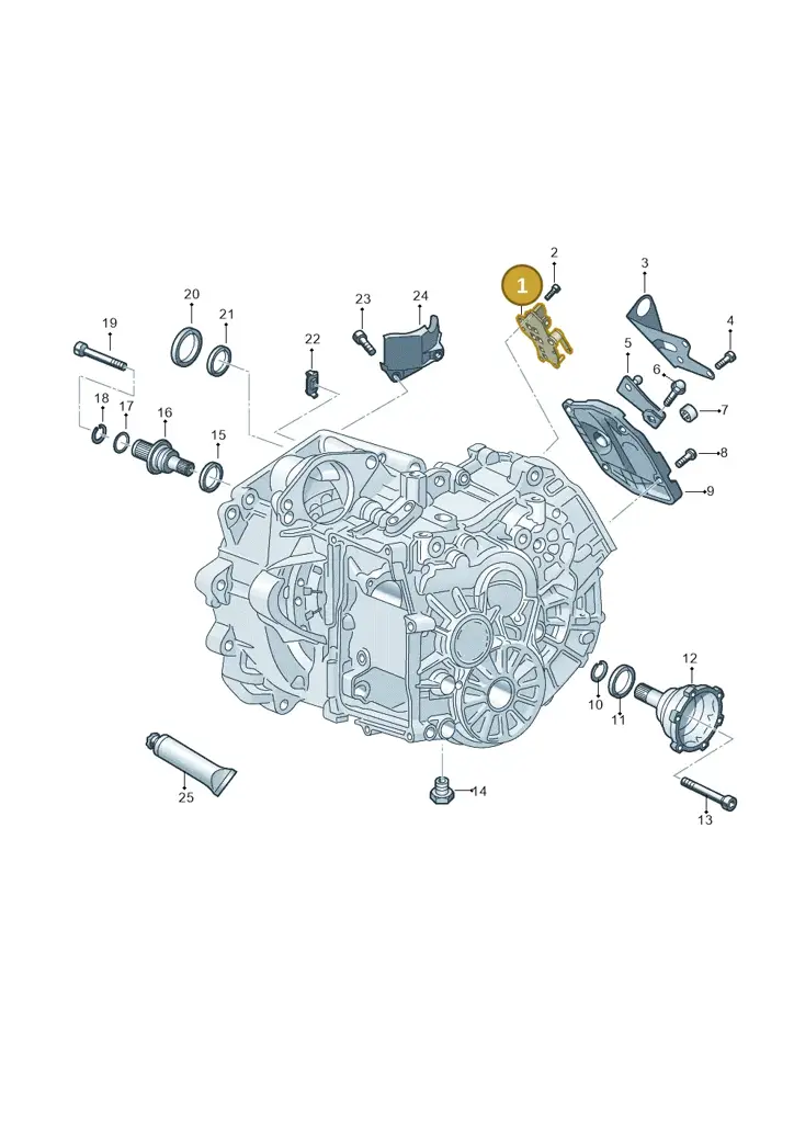 0AM321219K — Volkswagen Passat estate (2023-) diagram 827345110, position 1