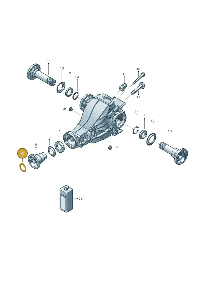 0AR598656A — Volkswagen Phaeton 4motion (2010-2016) diagram 473525250, position 4