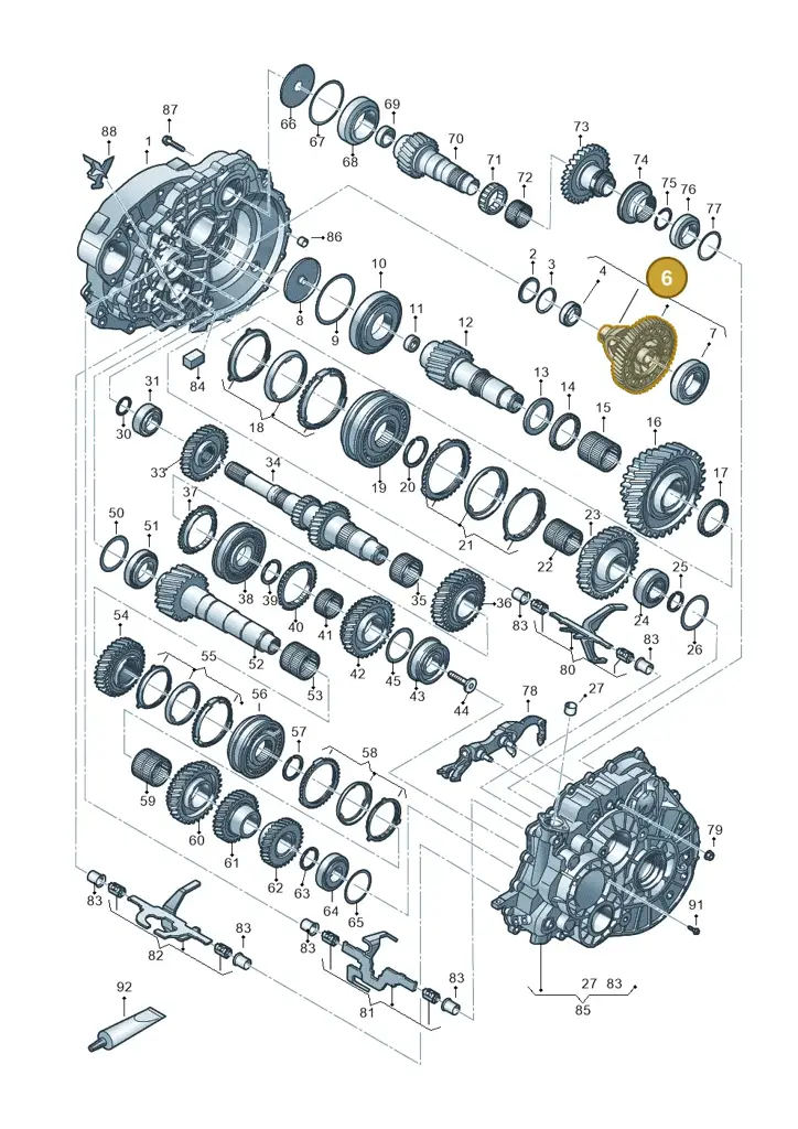 0AX409021H — Volkswagen MAN TGE 55 (2016-2021) diagram 806800300, position 6