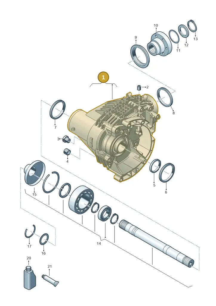 0AX409053B — Volkswagen Transporter Multivan (2019-2024) diagram 806409000, position 1
