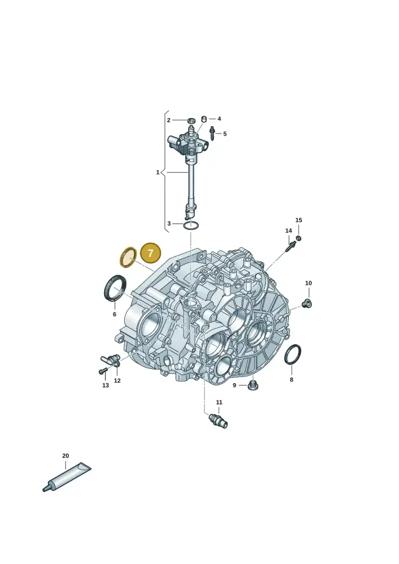 0AX409189A — Volkswagen Transport. multivan (2019-2024) diagram 7ep300805, position 7